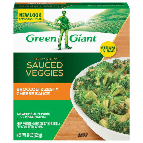 Green Giant Broccoli & Zesty Cheese Sauce - 8 Ounce