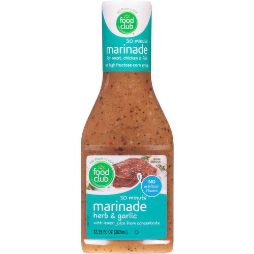 Food Club Marinade, Herb & Garlic