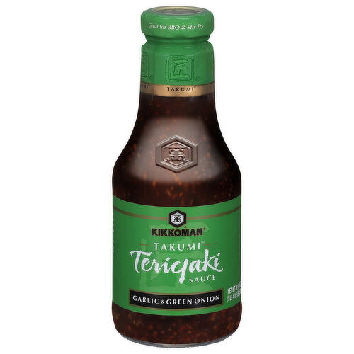 Kikkoman Teriyaki Sauce, Garlic & Green Onion - 20.5 Ounce