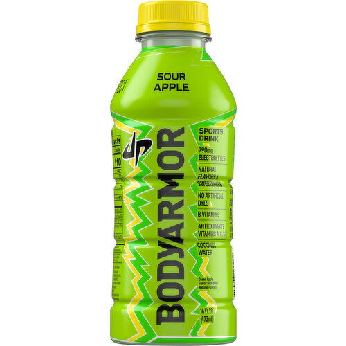 BODYARMOR Dude Perfect Sour Apple Bottle - 16 Fluid Ounce