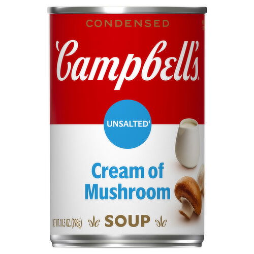 Campbell's Condensed Soup, Cream of Mushroom, Unsalted