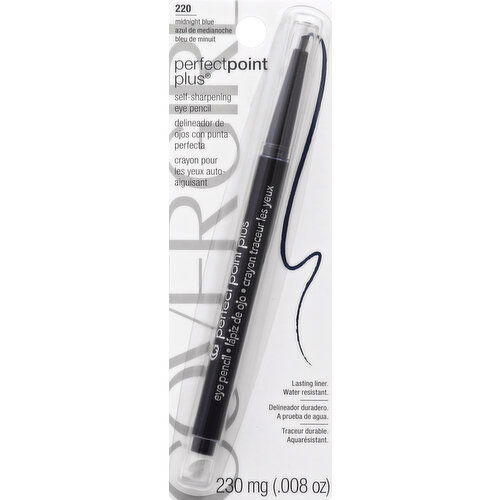 CoverGirl Eye Pencil, Self-Sharpening, Midnight Blue 220