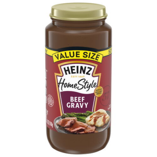 Heinz Gravy, Beef, Home Style, Value Size