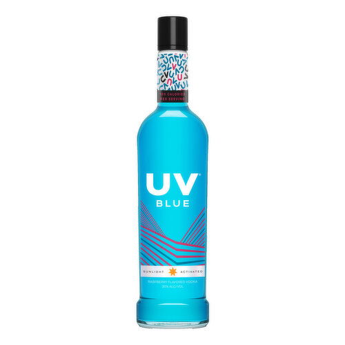 Uv Blue Raspberry Vodka, 750 ml - 750 Milliliter
