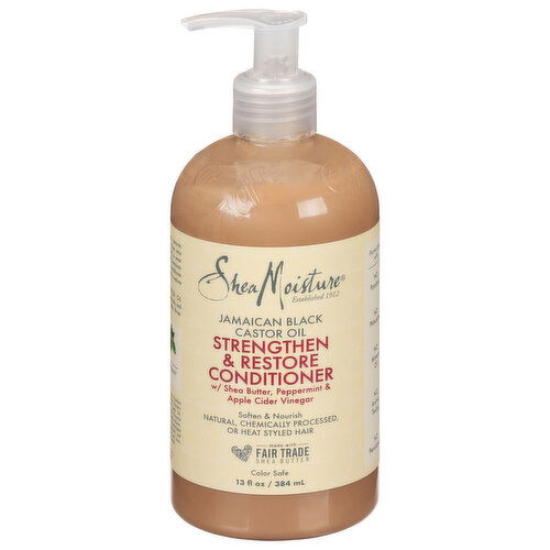 Shea Moisture Conditioner, Jamaican Black Castor Oil, Strengthen & Restore