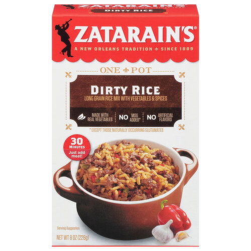 Zatarain's Dirty Rice Dinner Mix - 8 Ounce
