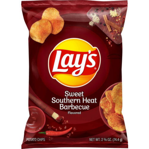 Lay's Potato Chips, Sweet Southern Heat Barbecue Flavored