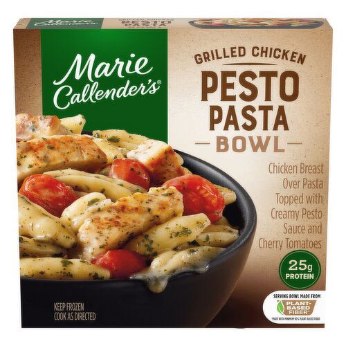 Marie Callender's Grilled Chicken Pesto Cavatelli Bowl, Frozen Meal