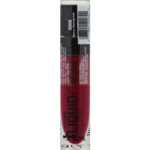 Wet n Wild Lipstick, Matte, Berry Recognize 926B