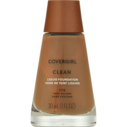 CoverGirl Liquid Foundation, Deep Golden 170 - 1 Fluid Ounce