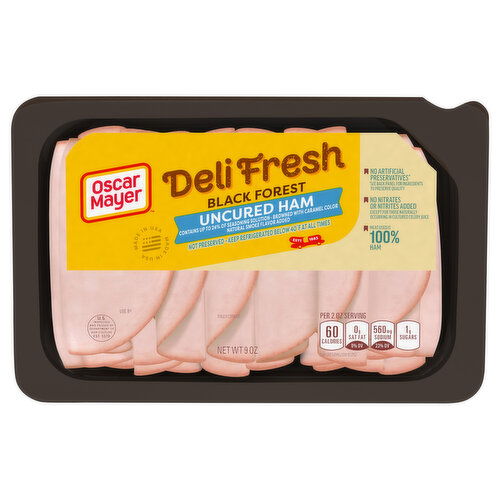 Oscar Mayer Uncured Black Forest Ham - 9 Ounce