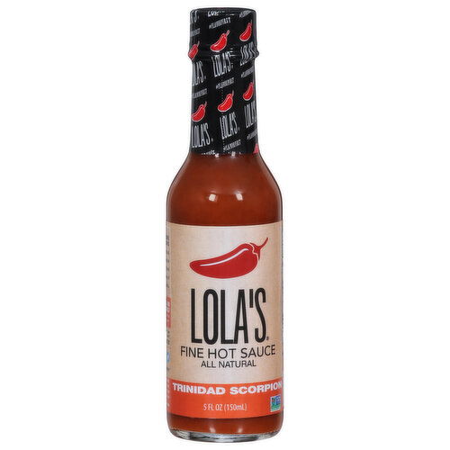 Lola's Fine Hot Sauce, All Natural, Trinidad Scorpion