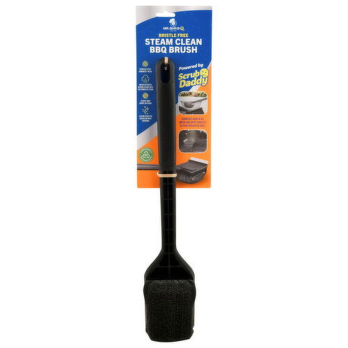 Mr. Bar-B-Q BBQ Brush, Steam Clean, Bristle Free - 1 Each
