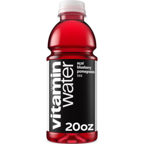 vitaminwater xxx, Electrolyte Enhanced Water W/ Vitamins, Açai-Blueberry-Pomegranate Drink