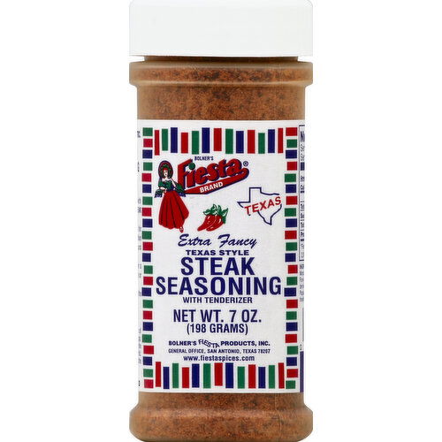 Fiesta Steak Seasoning, with Tenderizer, Texas Style