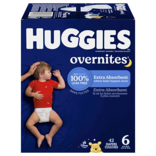 Huggies Disney Baby Size 6 Diapers (35+ lbs (16+ kg)) - 42 Each