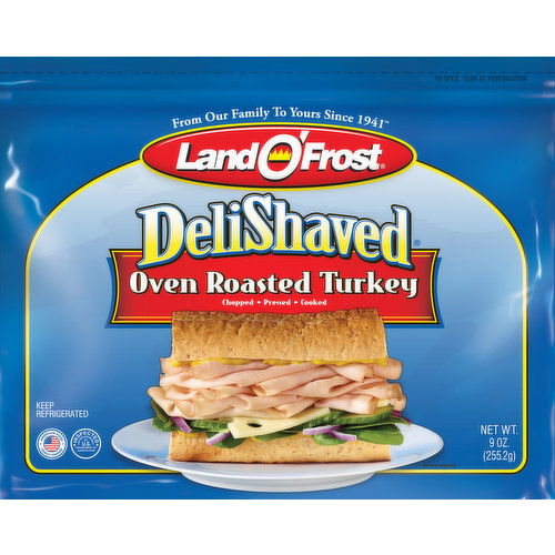 Land O'Frost DeliShaved Oven Roasted Turkey