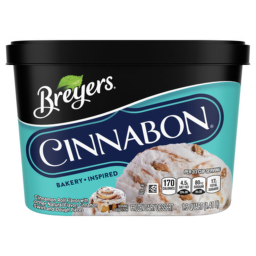 Breyers Frozen Dairy Dessert, Cinnabon - FRESH by Brookshire&rsquo;s