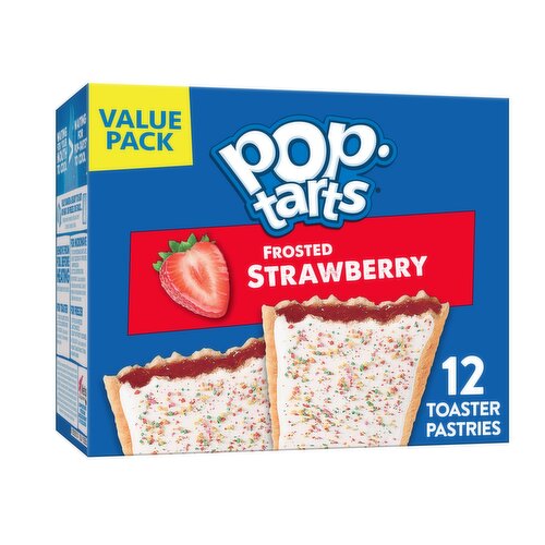 Pop-Tarts Toaster Pastries, Frosted Strawberry - 20.3 Ounce