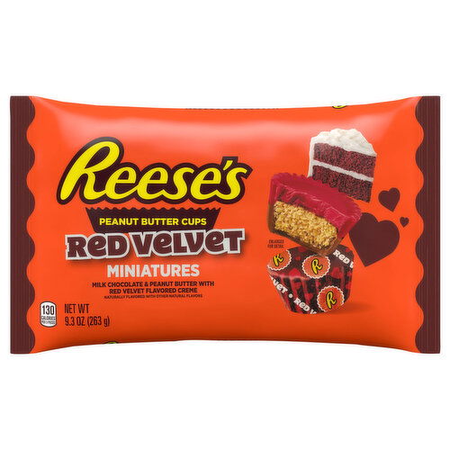 Reese's Peanut Butter Cups, Red Velvet, Miniatures