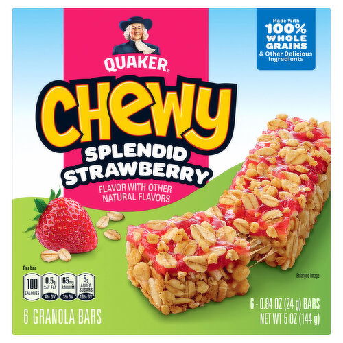 Quaker Granola Bars, Splendid Strawberry