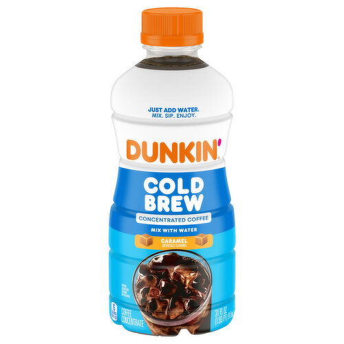 Dunkin' Cold Brew Caramel Coffee Concentrate - 31 Fluid Ounce