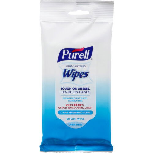 Purell Hand Sanitizing Wipes, Clean Refreshing Scent