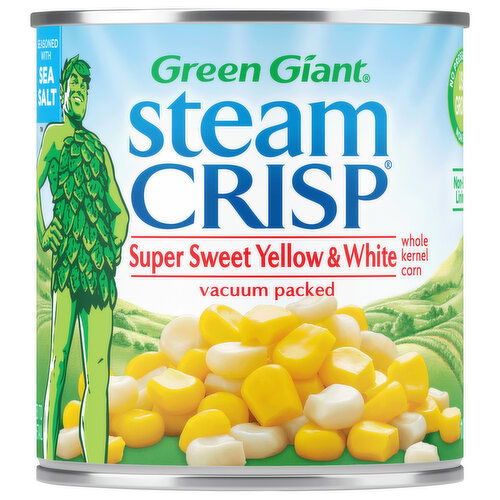 Green Giant Whole Kernel Corn, Super Sweet, Yellow & White