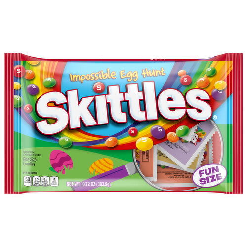 Skittles Candies, Bite Size, Fun Size