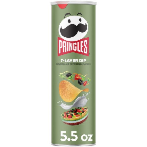 Pringles Potato Crisps Chips, 7-Layer Dip - 5.5 Ounce