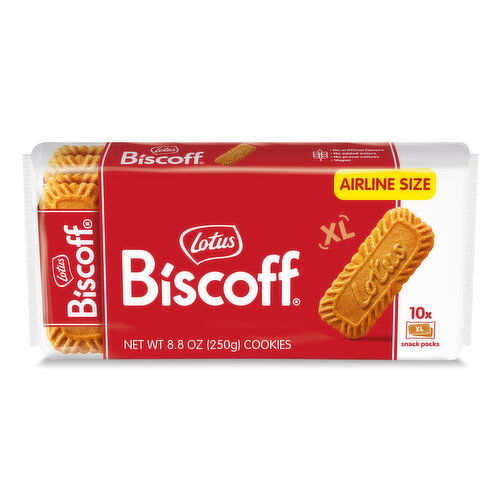 Biscoff Cookies, XL, Airline Size, Snack Packs