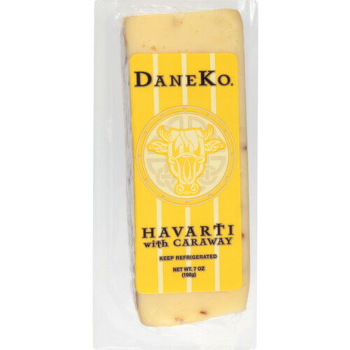 Daneko Cheese, Havarti with Caraway