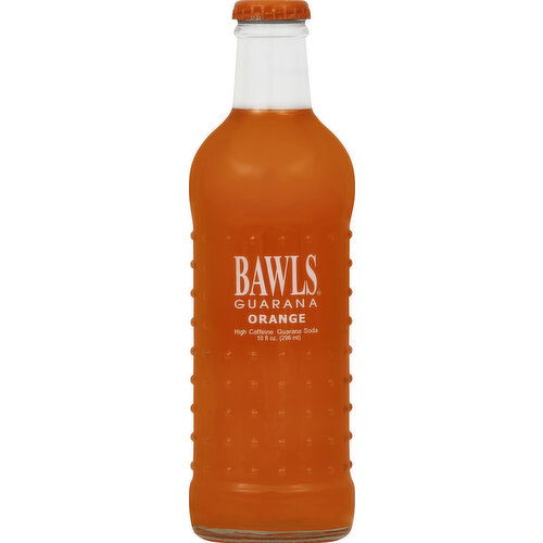 Bawls High Caffeine Guarana Soda, Guarana Orange