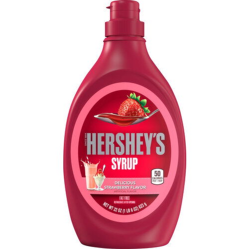 Hershey's Syrup, Fat Free, Strawberry