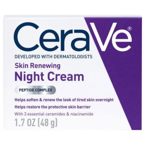 CeraVe Peptide Complex Skin Renewing Night Cream - 1.7 Ounce