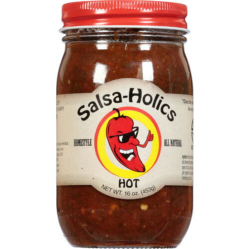 Salsa-Holics Salsa, Homestyle, Hot