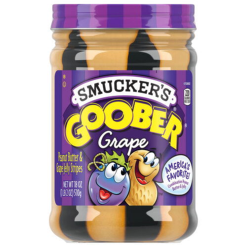 Smucker's Jelly Stripes, Peanut Butter & Grape