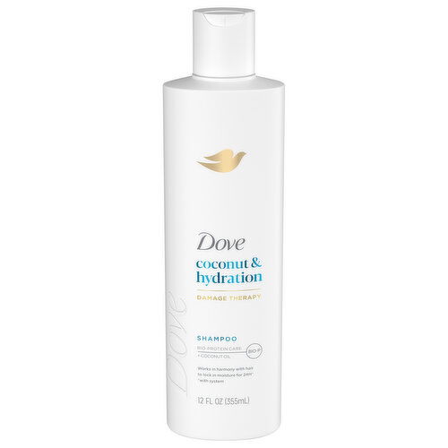 Dove Shampoo, Damage Therapy, Coconut