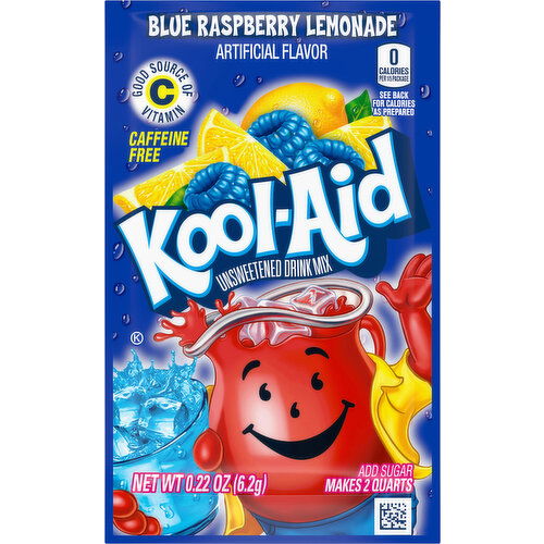 Kool-Aid Blue Raspberry Lemonade Unsweetened Drink Mix