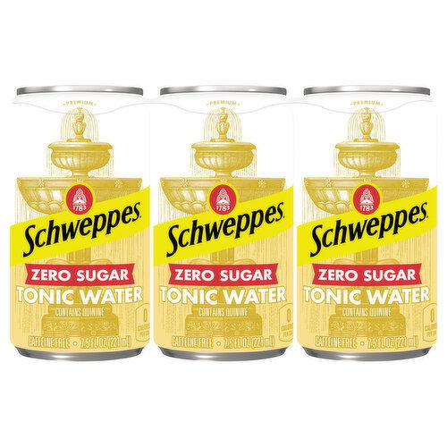 Schweppes Tonic Water, Zero Sugar