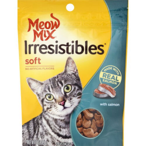 Meow Mix Treats for Cats, Salmon, Soft