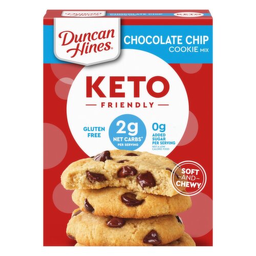 Duncan Hines Keto Friendly Chocolate Chip Cookie Mix