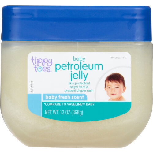 Tippy Toes Baby Petroleum Jelly, Baby Fresh Scent