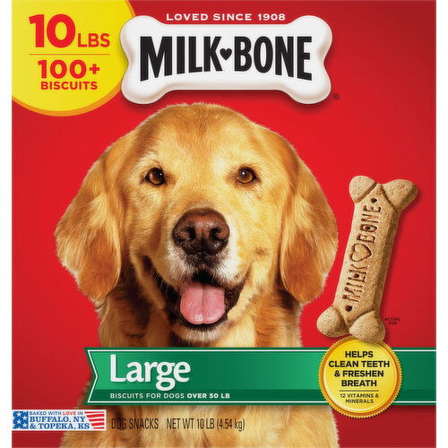 Milk-Bone Dog Snacks, Biscuits, Large