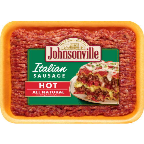 Johnsonville Sausage, Italian, Hot