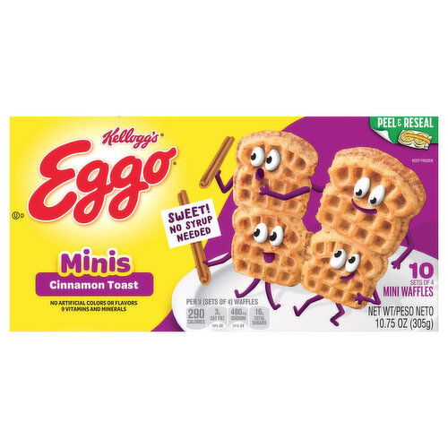 Eggo Waffles, Cinnamon Toast, Minis