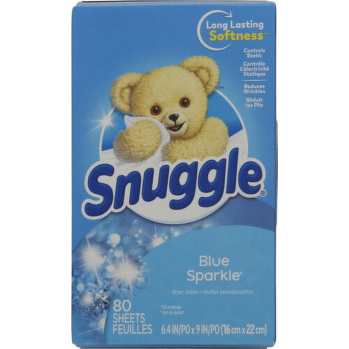 Snuggle Dryer Sheets, Blue Sparkle