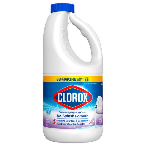 Clorox Bleach, Splash-Less, Scented, Lavender