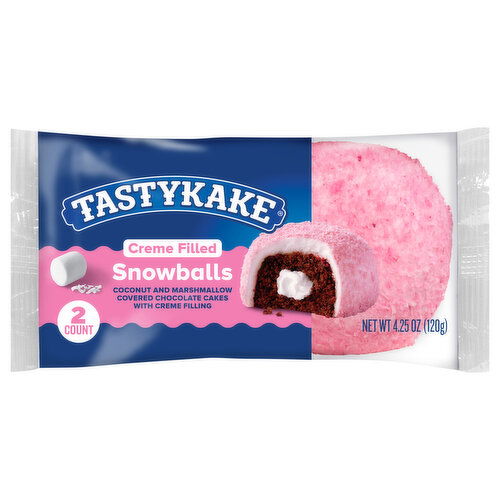 Tastykake Snowballs, Creme Filled