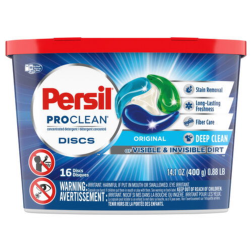 Persil Detergent, Concentrated, Original, Discs